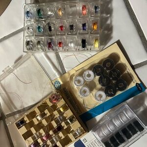 Assorted Sewing Thread Bobbins